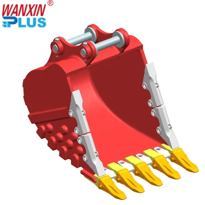 Dentes Hitachi 0.45cbm da cubeta da máquina escavadora do conector Ex200 da relação de Wanxin Hubei